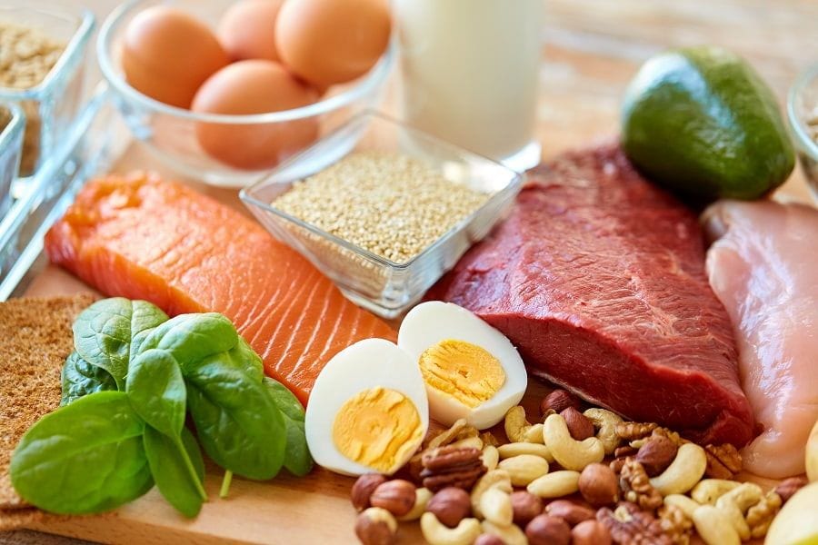 organizar menú saludable proteinas
