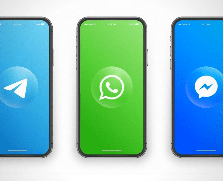 Telegram WhatsApp o Facebook Messenger