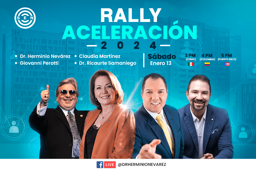 Rally Aceleración 2024: un evento con los líderes del SEN